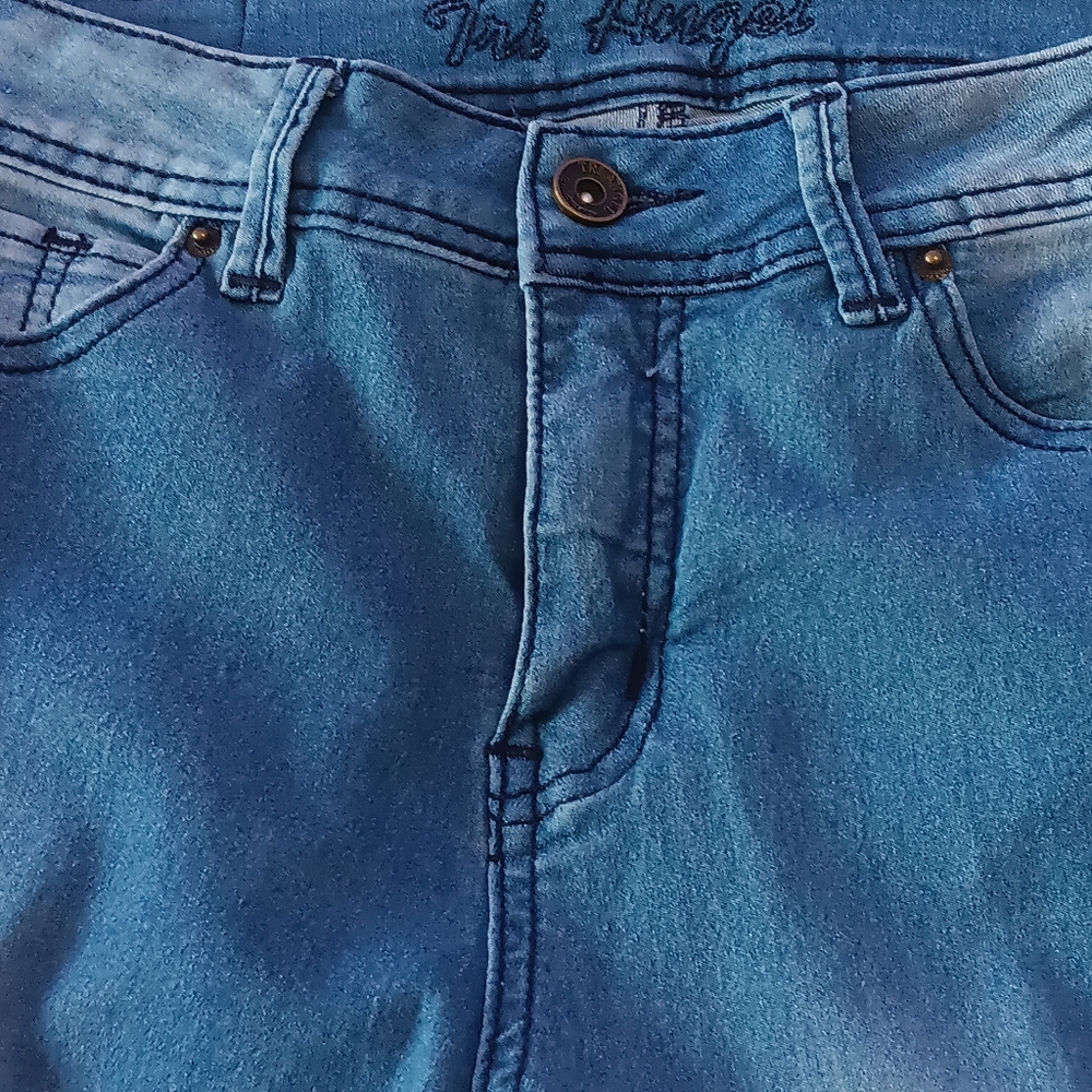 Tri Angel. Jeans elastized for Lady. Size 11. Color Blue